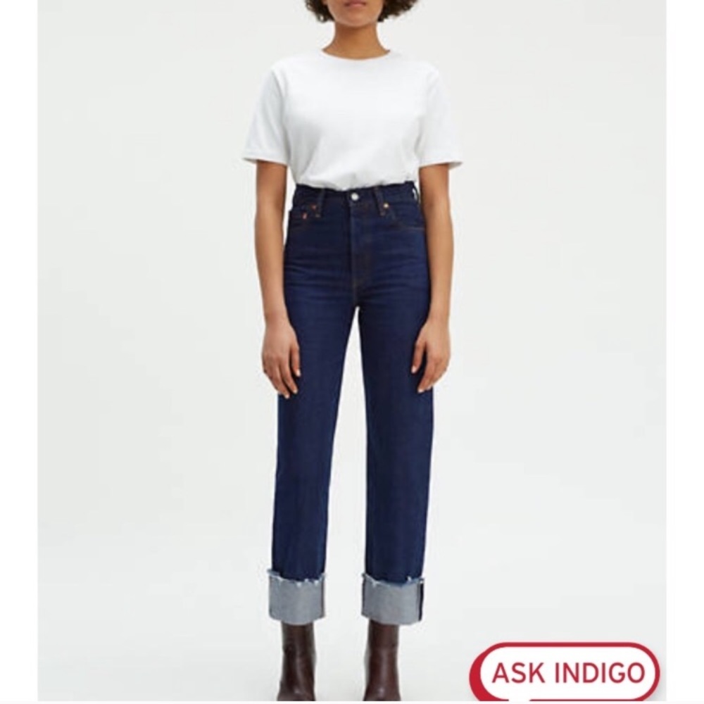 Levi’s Ribcage Straight Ankle Jeans